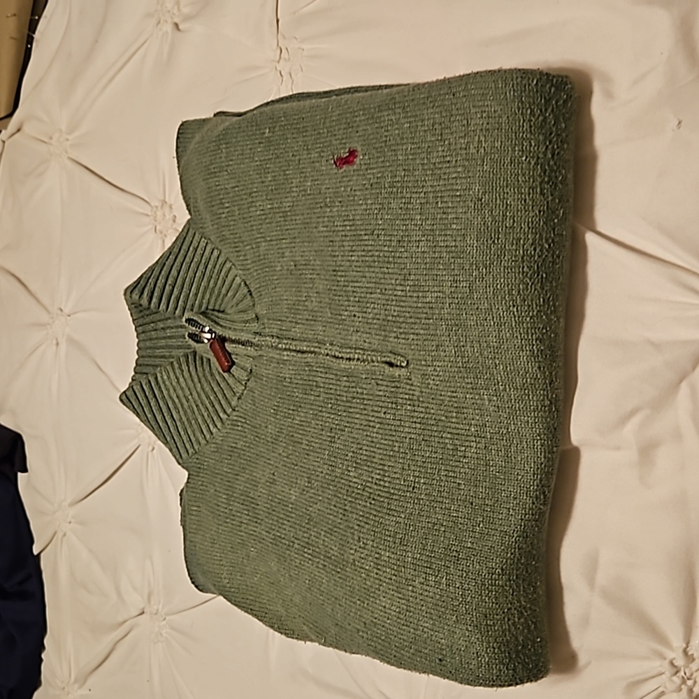 Polo ralph lauren zip neck sweater